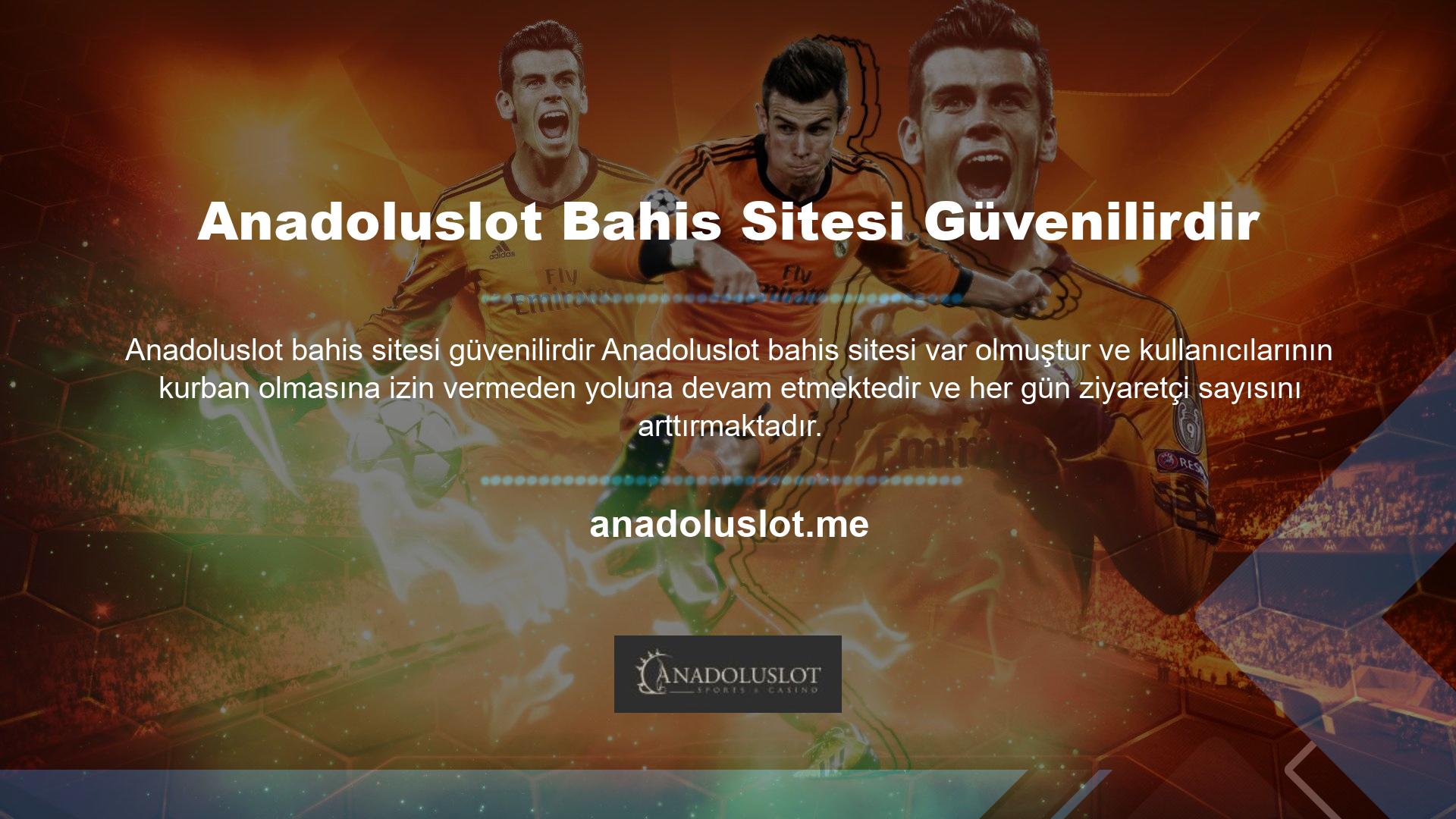 Kullanıcılar Anadoluslot bahis sitesine güvenebilir